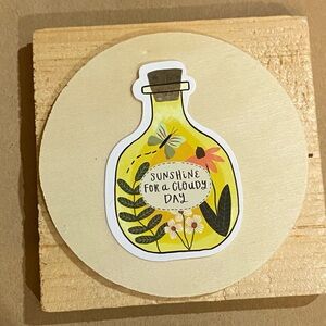 π20/$12π Sunshine For a Cloudy Day Sticker